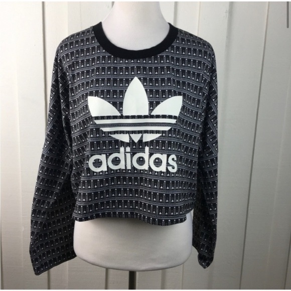 adidas Tops - Adidas Crop Sweatshirt